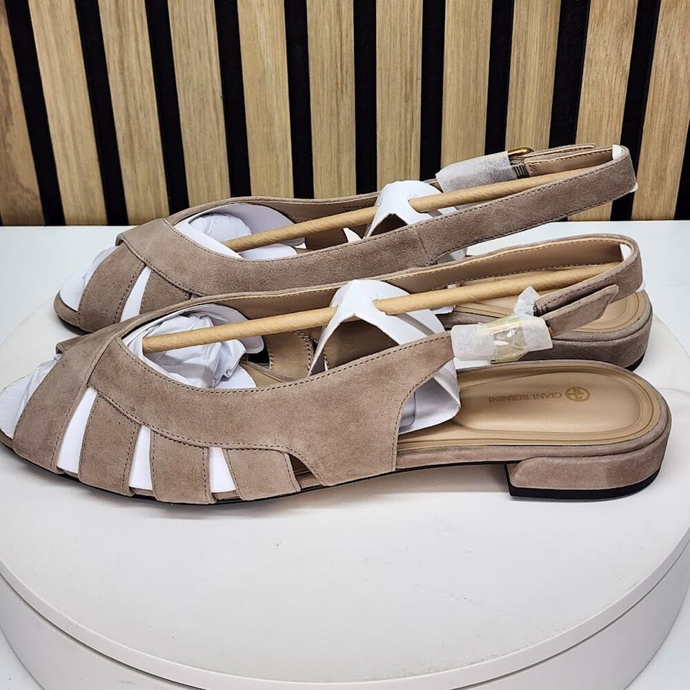 NEW - Giani Bernini Essie Women’s Brown Fisherman Slingback Sandals Size 10 - Picture 5 of 8